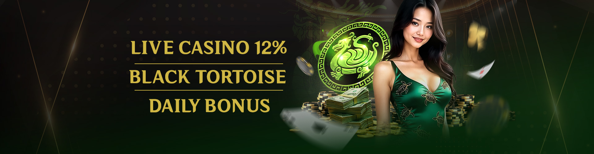 casino bonuses - black tortoise 12VIP