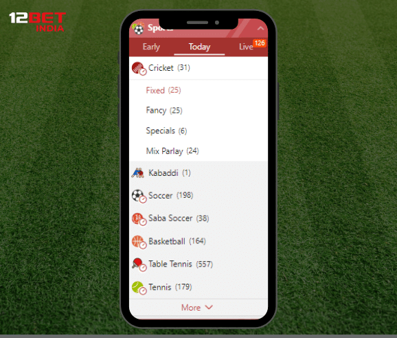 12BET App sports betting