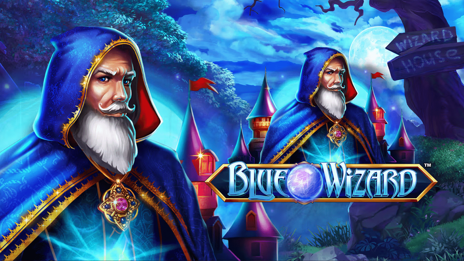 Blue Wizard slot by PlayTech