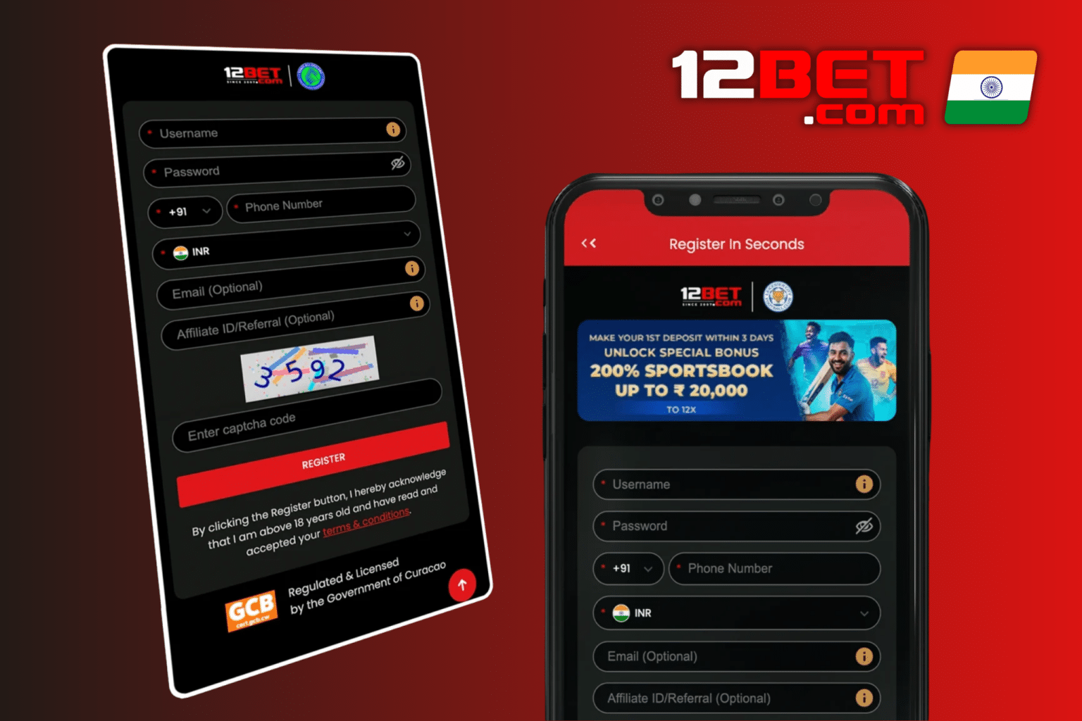 12bet registration guide in 12bet india